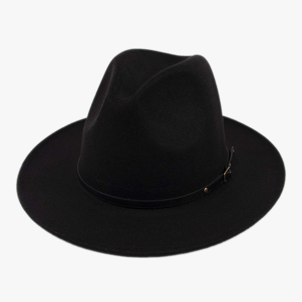 Classic Black Fedora Hat